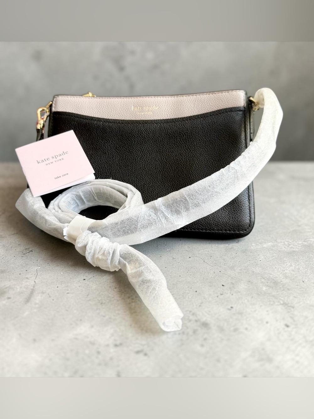 Kate Spade Black and Lilac Women's Bag